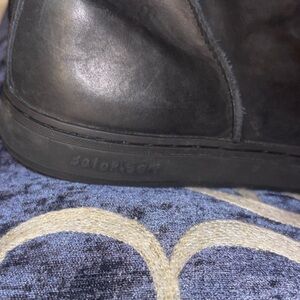 Satorisan Hanami black suede ankle chukka